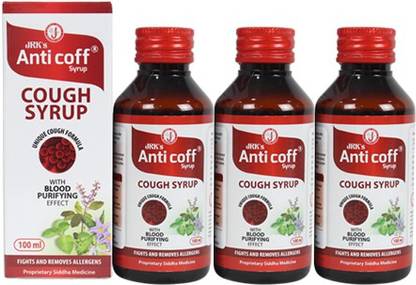JRK's Anti coff syrup 100 ml pack of 3