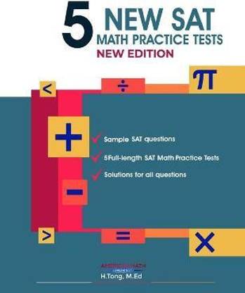 5 New SAT Math Practice Tests Book