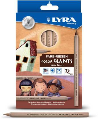 Lyra Farb-Riesen Color Giants Skin Tones Hexagonal Shaped Color Pencils