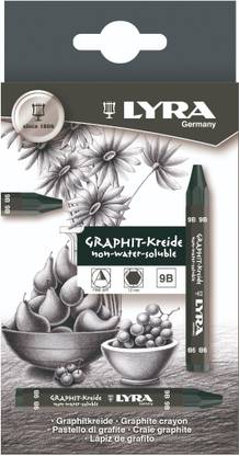 Lyra Rembrandt 9B Graphite Pastel Crayon