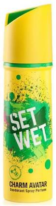 SET WET Charm Avatar Perfume Body Spray  -  For Men