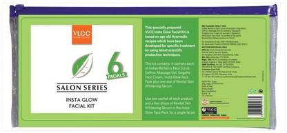 VLCC Insta Glow Facial Kit Salon Series For Men & Women (240gm)