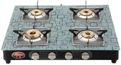 Suryaflame 4B Ultra MS Auto (ISI MARKED CE MARKED) and Doorstep Service Stainless Steel Automatic Gas Stove