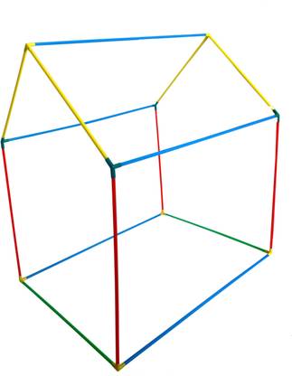 Hurray Toys Colorful Frame Structure for Kids Play Tent House