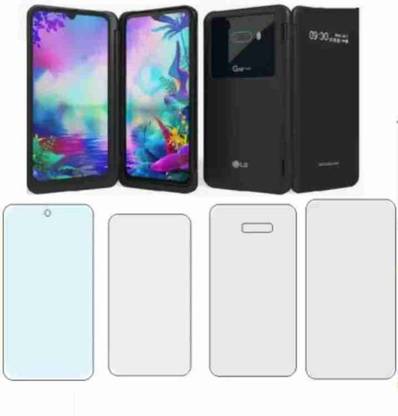 Rainbow enterprises Front and Back Screen Guard for LG G8X Dual Screen