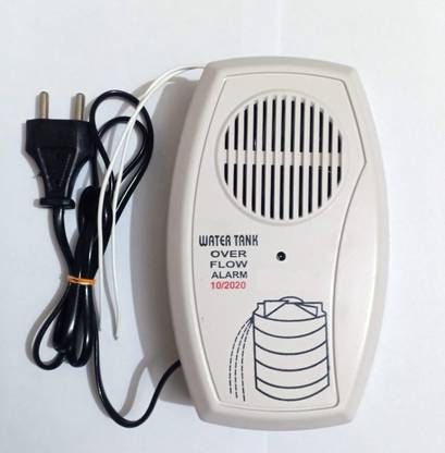 REALON Electric Alarm Bell For Water Tank Overflow with Voice Calling in Hindi & English Wired Sensor Security System