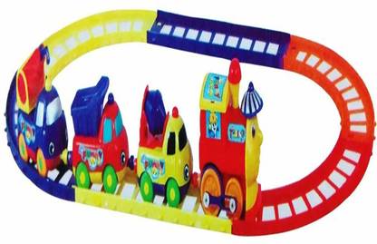 b.h.fashion Cartoon Series Play Train Toy for Kids with Track