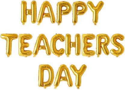 gorgeous moment Solid foil letter special for teacher { happy teachers ady foil balloon -uy8hnm Balloon