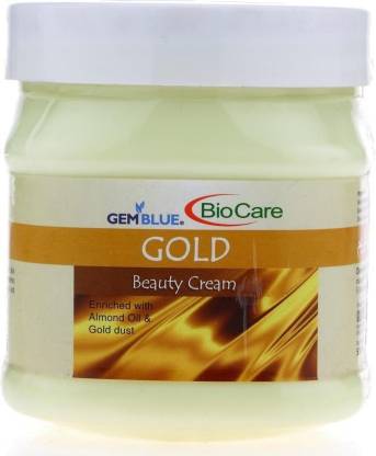 Gemblue Biocare Gold Beauty Cream Enriched with Almond Oil & Gold dust