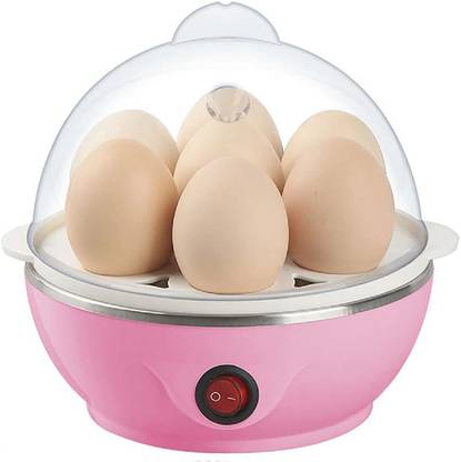 MadhuramZone Single Layer Egg Boiler Steamer Cooker Multifunctional Electric 7 Egg Boiling Steamer Egg Boiler Electric Automatic Off with Egg Boiler Machine Non-Stick Electric Egg Cooker