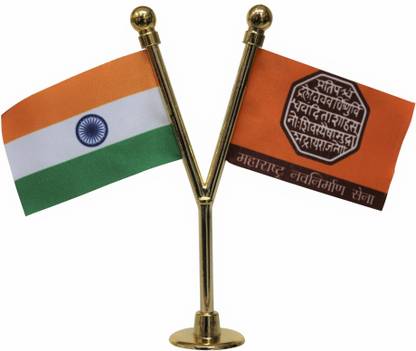 FlagSource MNS Double Sided Wind Car Dashboard Flag