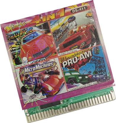 KAIKO ( 4-IN-1-DS-411 )16 Bit Tv Video Game Cassetts Gaming Accessory Kit  Gaming Accessory Kit