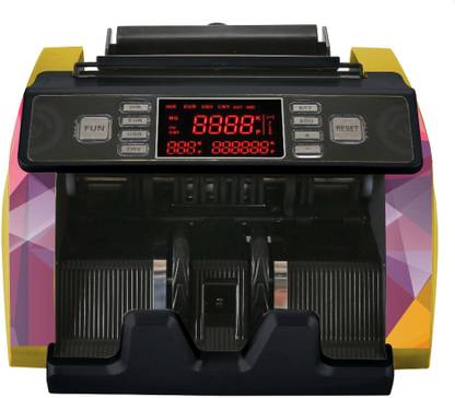 Drop2Kart Automatic Bill Counter - User Friendly, UV/MG Counterfeit Detection, LED External Display with After Sales Service Note Counting Machine