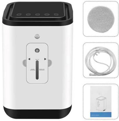 O2Life Portable Oxygen Concentrator without battery Medical Supply Equipment, Flow Range 1-7 L, with Touch LED Screen Oxygen Concentrator