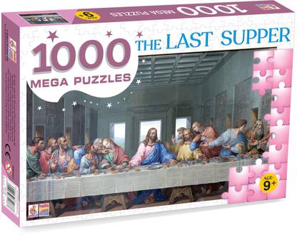HELLO FRIEND 1000 Pcs The Last Supper Puzzle box