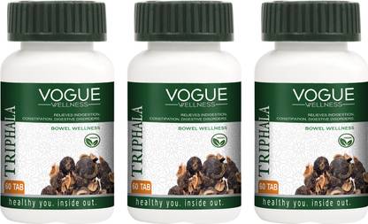 Vogue Wellness Triphala Tablet For Relief in Constipation,Indigestion,Digestive Disorder