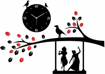 Mysticoal Analog 10 cm X 19 cm Wall Clock
