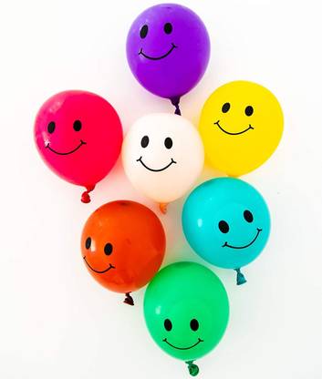 Super Easy Printed Smiley Face Expression Printed Latex Balloons Balloon
