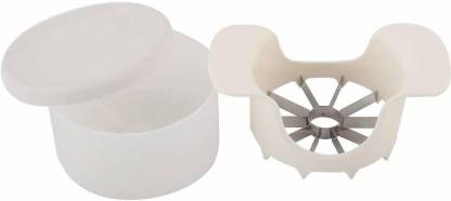 S&P TechoWorld Apple Cutter with Air Tight Containers White Electric Apple Slicer Vegetable & Fruit Slicer