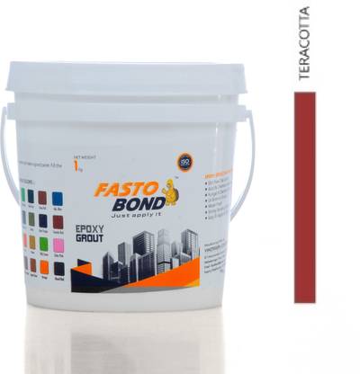Fastobond Epoxy Tile Grout 3 Components TERACOTTA COLOR Crack Filler