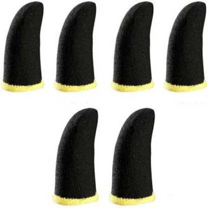 FLIPZONE Finger Sleeve For Pubg and all Gaming (Suitable for all smartphones) Pack of 6 Finger Sleeve