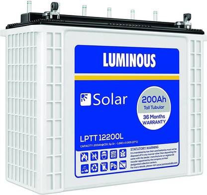LUMINOUS 36 Months Warranty Tubular Inverter Battery