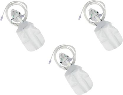 Agarwals High Concentration Oxygen Face Mask With Reservoir Bag Paediatric Set Hi Mask(Pack of 3) High Concentration Oxygen Face Mask With Reservoir Bag Paediatric Set Hi Mask(Pack of 3)