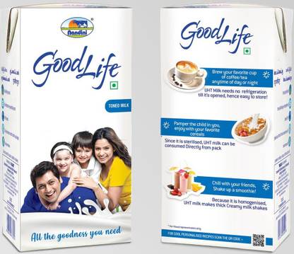 Nandini Toned Milk 1ltr Good