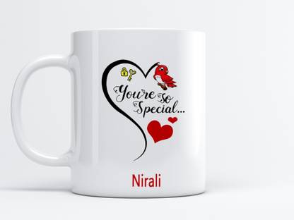MM9E You Are So Special Nirali Printed Coffee , I Love You Nirali , Nirali Name , Gift For Friends , Lovers , Valentine's day , Anniversary Gift , Happy Birthday Gift , Rakhi , Rakshabandhan , Happy Raakhi , Sister , Wife , Daughter , Women Day Gift Ceramic Coffee Mug