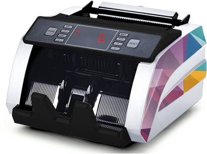 Drop2Kart Bill Counter - Automatic Counts All Indian Currency, TFT LED Display, UV/MG Fake-Note Sensors, LED External Display Note Counting Machine
