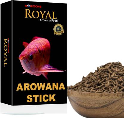Horizone Royal Arowana Stick Fish Food, 100G 0.1 kg Dry New Born, Adult, Young, Senior Fish Food