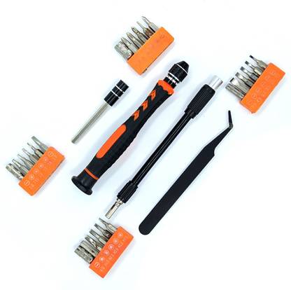 RDT 28in1 Precise Manual Magnetic Tip All Purpose Screwdrivers Set Combo Hardware Tools (5 Year Warranty) XC Precision Screwdriver Set