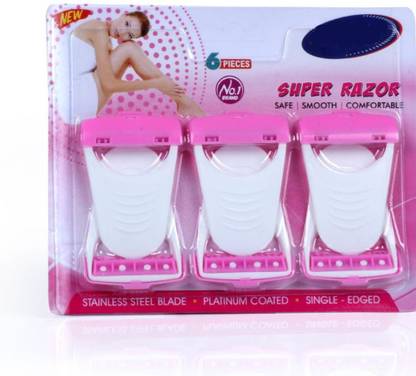 MVILAM Woman Shave Body Stainless Steel Disposable Razor, Women