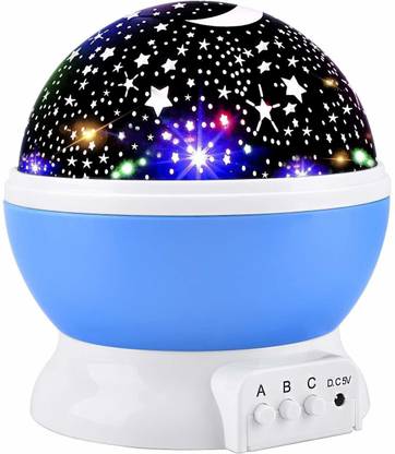 Fulkiza Kids Room Night Light Ceiling Star Projector for Getting Babies to Sleep Night Lamp