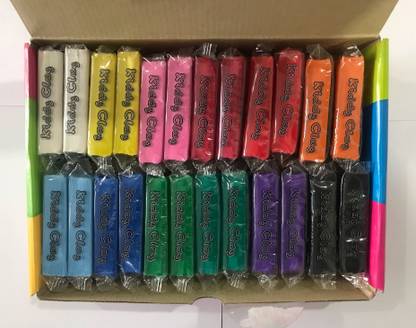 Kiddy Clay Modelling Clay - 24 Pieces Set - D-1440-24 Art Clay