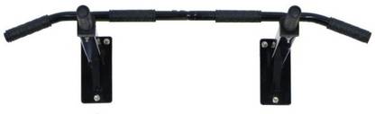 IBS Heavy Duty Wall Mounting Pull up Bar WITH AB STRAPS - Chin Up Bar Solid Fitness Pull-up Bar