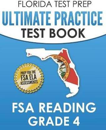 FLORIDA TEST PREP Ultimate Practice Test Book FSA Reading Grade 4