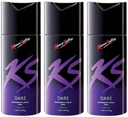 Kamasutra Three DARE Deodorant Spray  -  For Men