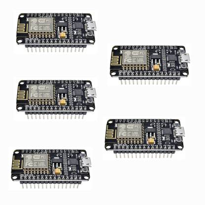 geeta enterprises (Pack of 5) ESP8266 NodeMCU CP2102 ESP-12E WiFi Internet Development Board Wireless Module Compatible with Arduino IDE Micro Controller Board Electronic Hobby Kit