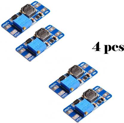 electrolight MT3608 2A Max 2V-24V to 5V-28V Voltage Regulator Adjustable DC To DC Step-up Boost Converters Power Supply Module Power Supply Electronic Hobby Kit