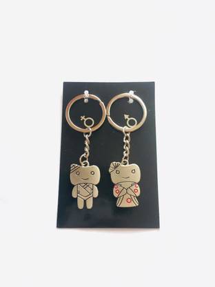GhatiyaBazaar Japanese Cute Couple Key Chain