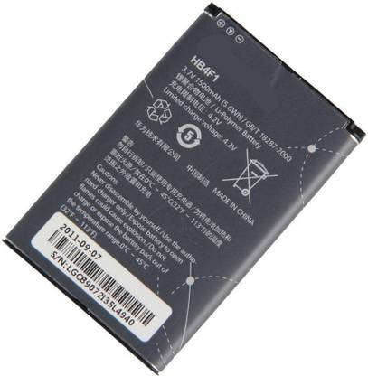Welzone Mobile Battery For  Huawei HB4F1 Battery for Huawei U8220/U8230/E5830/E5838/E5/C8600/ t-Mobile Pulse E585/Ascend M860/ U8800/ C8800/ U8520