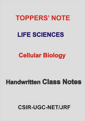 Cellular Biology Handwritten Life Sciences Notes For UGC NET CSIR