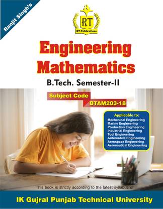 Engineering Mathematics, Ordinary Differential Equations & Complex Variable, B.Tech. Semester-2, Subject Code: BTAM203-18, Punjab Technical University