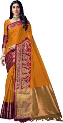 Self Design Bollywood Cotton Silk Saree
