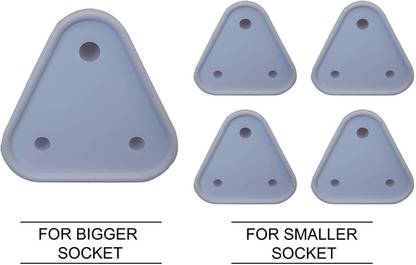 Mopslik Baby Safety Child Proofing Electrical Socket Plug Outlet Cover - Pack Of 5