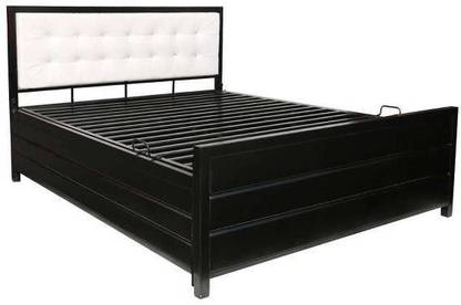 Vibrant Interior Jasmine Metal Double Hydraulic Bed