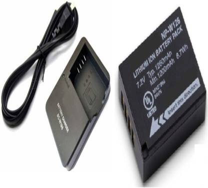 Digicare NP-W126 Battery with Charger for Fujifilm NP-W126 X-T1 E2 A1 M1 HS30 33 X-E1 XE2 XT1 XE1 X-E2 x-M1 XM  Camera Battery Charger