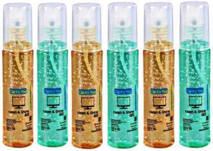 DARix Screen Cleaning Gel Includes Cloth for Computers, Laptops, Mobiles, iPad Screens Camera Lens Glasses Sunglasses TV Screens LED LCD Screens (600ml) for Computers, Laptops, Mobiles (PACK 6)