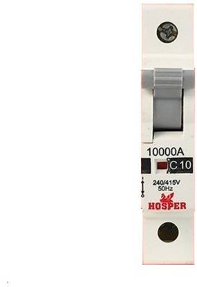 Hosper Single Pole MCB 20 Ampere (White) SINGLE POLE MCB 20A MCB